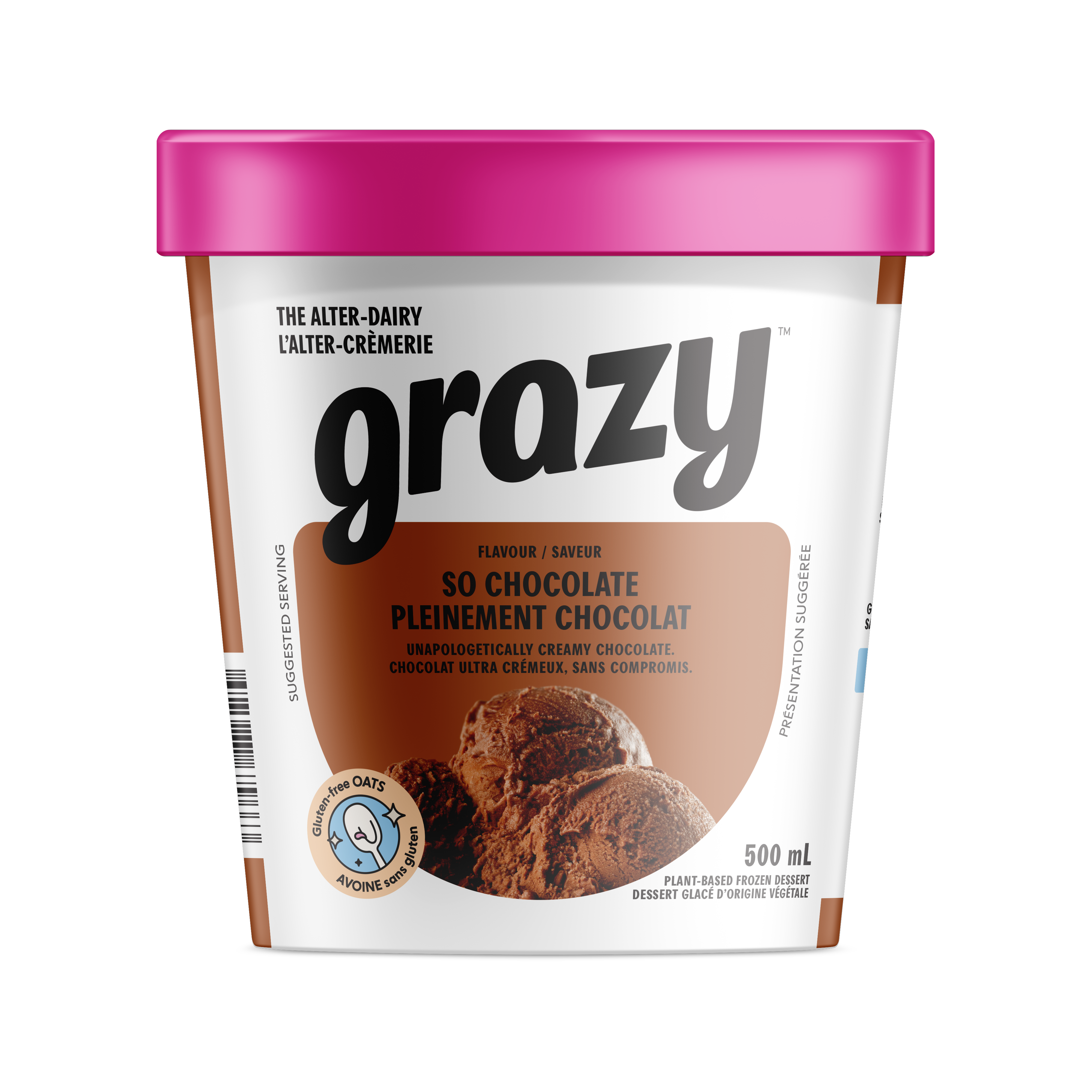 Dessert glace 500ml chocolat